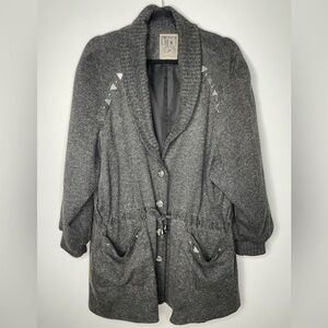 Vintage Lace by Nelly Anne embellished oversized jacket